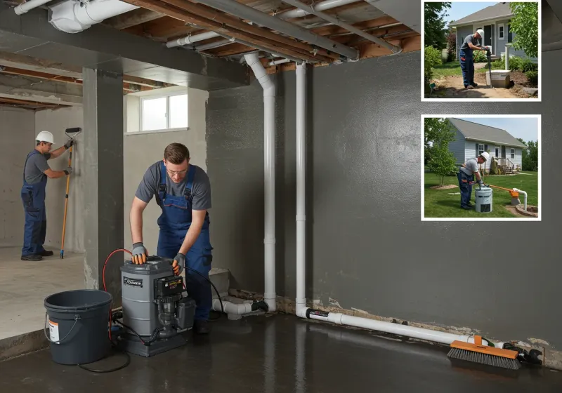 Basement Waterproofing and Flood Prevention process in League City, TX